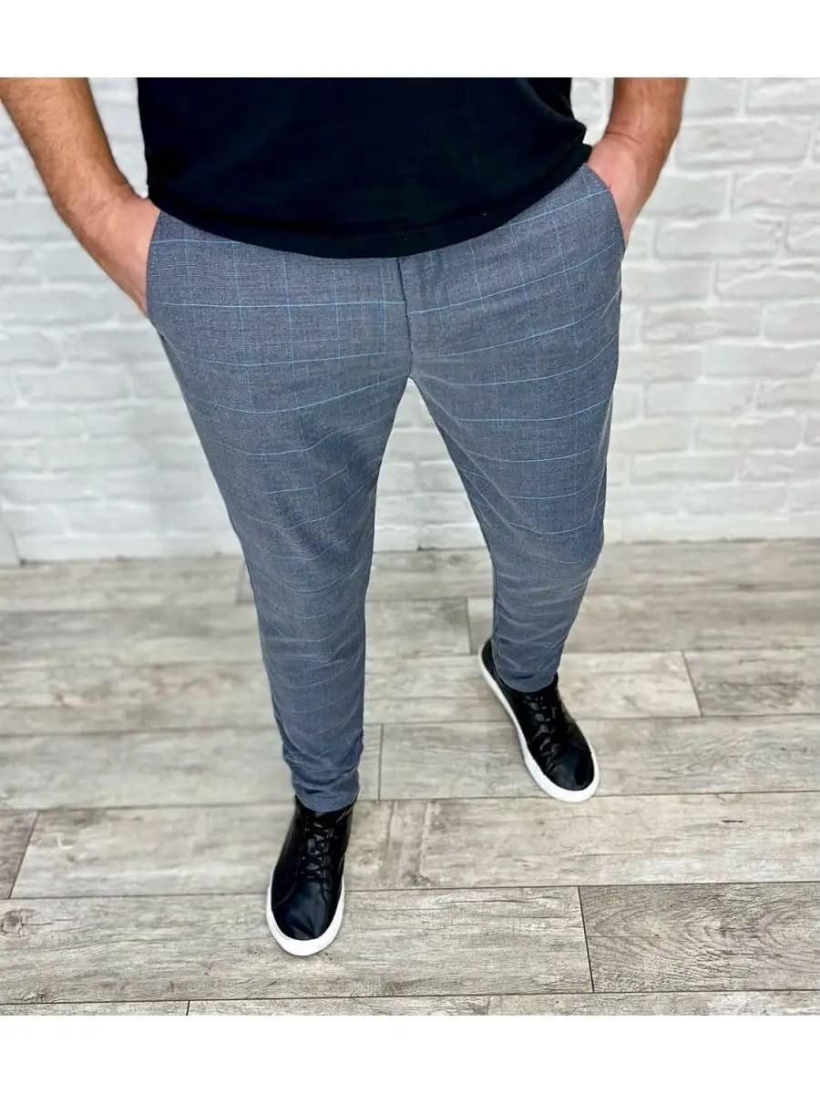Брюки зауженные